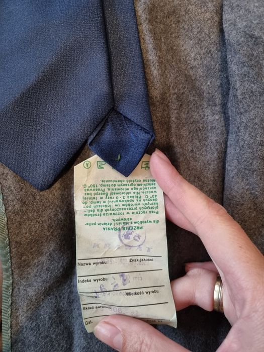 Oryginalny Płaszcz Milicyjny - nowy z metką i szalem
