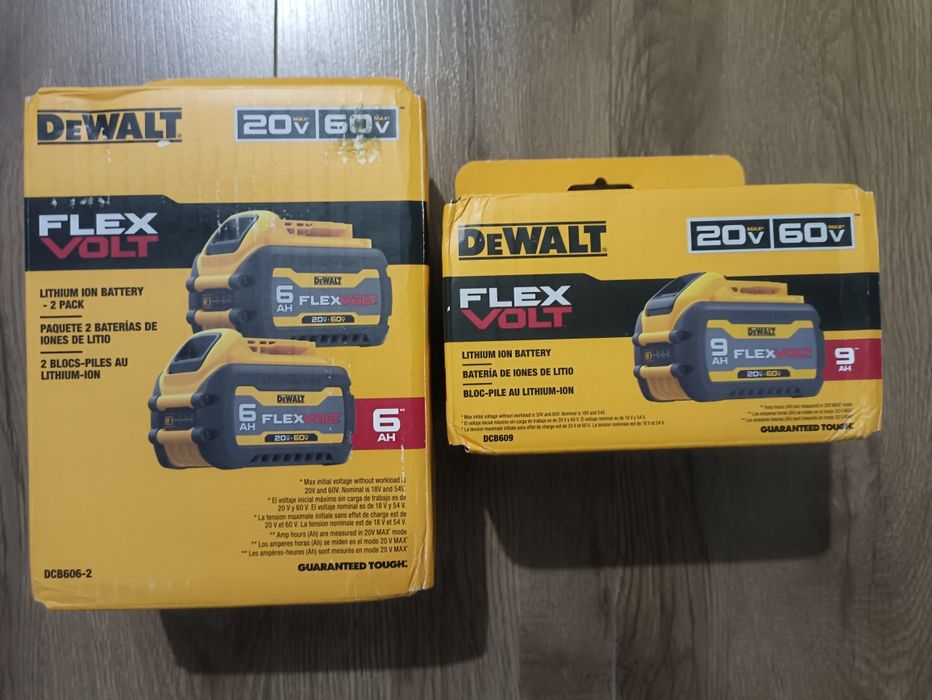 DeWalt DCB606 DCB609 20/60V Flexvolt