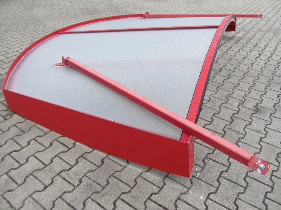 Daszek nad drzwi - aluminiowy, używany