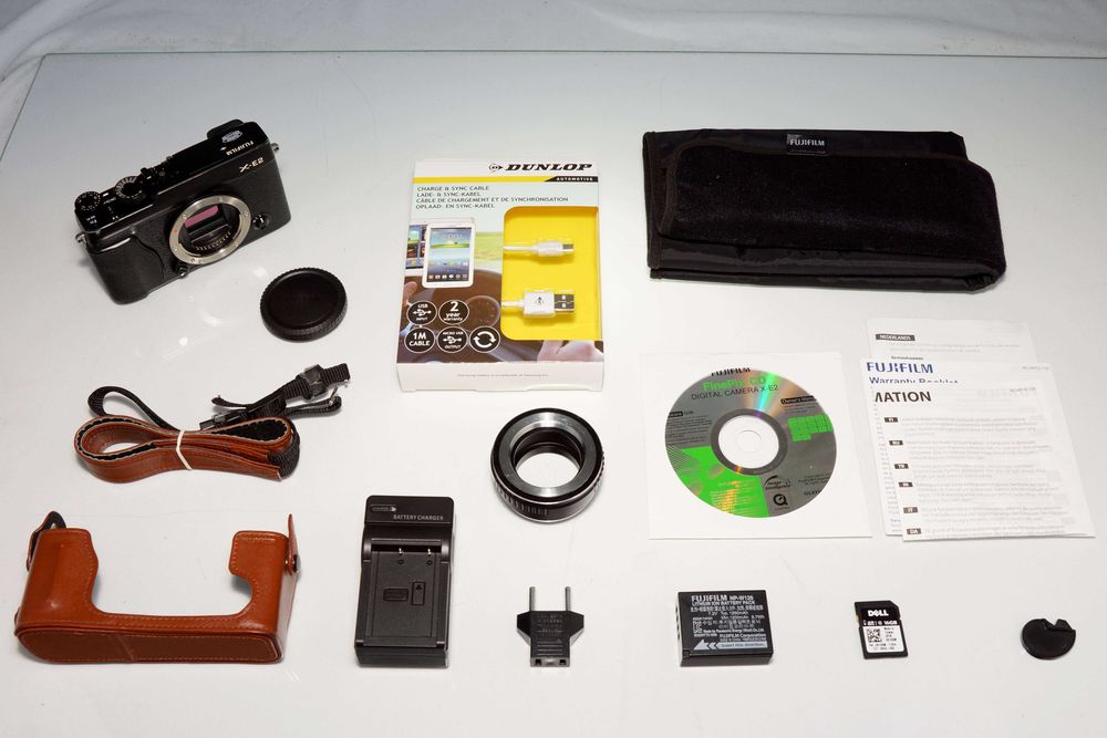 Aparat fotograficzny FUJIFILM X-E2 Body 16.3Mpx Wi-Fi Black + SDHC 16GB # Gwarancja FV