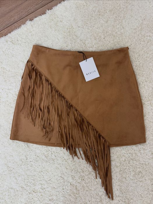 Спідниця з екозамші