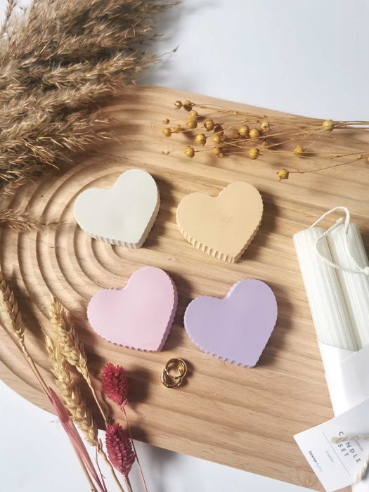 Świecznik Okrągły z gipsu polimerowego