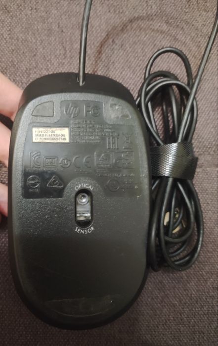 Миша комп'ютерна провідна hp usb
