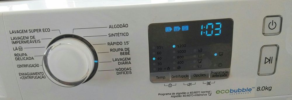 Modulo electronico / programador Samsung ecobubble 8kg wf80f5efw2w
