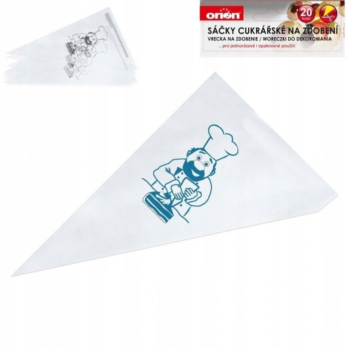 rękaw cukierniczy worek 34,5cm 20szt. czeski orion