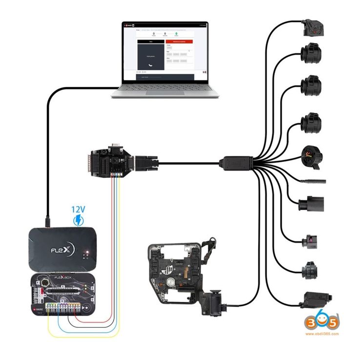 Godiag 9in1 dsg kabel foxflash flex multiprog autel scanmatik itd