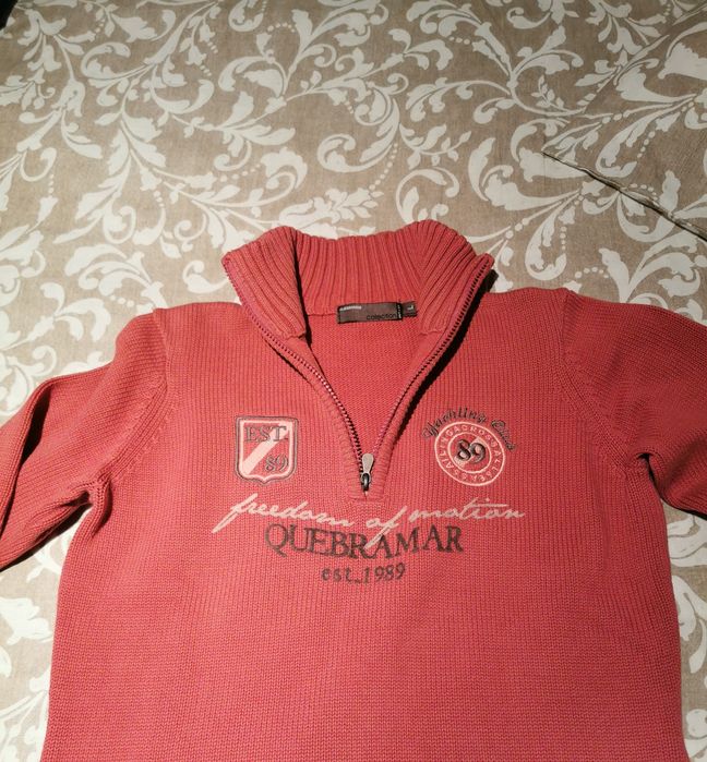 Pullover em malha de algodão