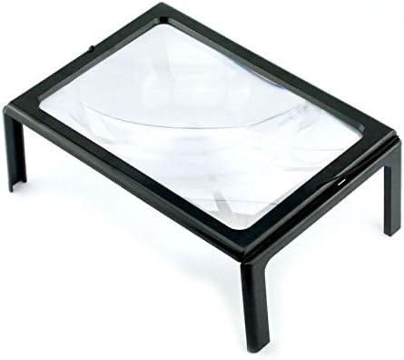 Stojąca składana lupa z diodą LED, 3X A4 pomoc w czytaniu dla seniorów