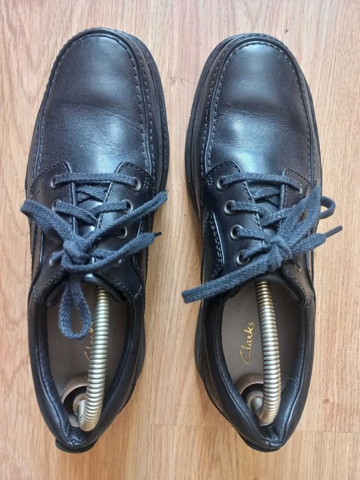 Мужские новые кожаные туфли Clarks 41 p.