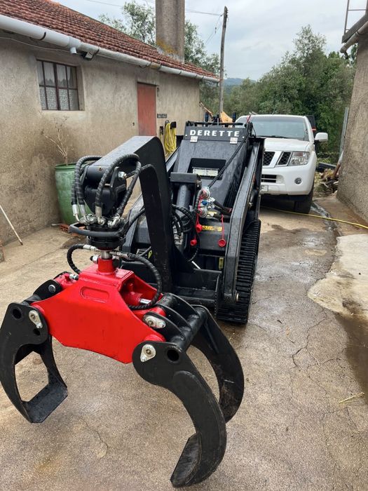 Mini pá carregadora Derette XC1100 motor Kubota