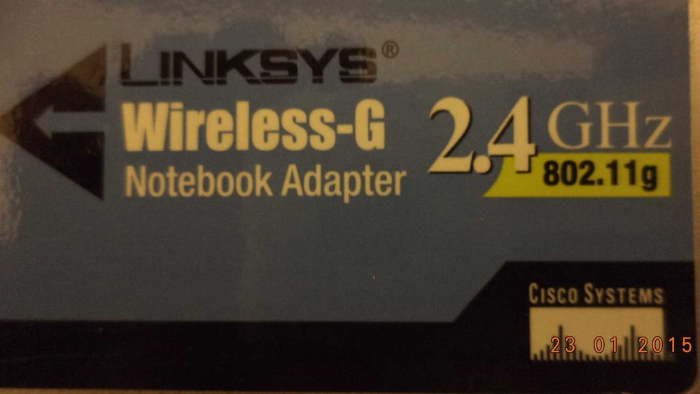 Wireless - G Notebook Adapter 2.4 GHz 802.11g - Linksys64286057060609124
