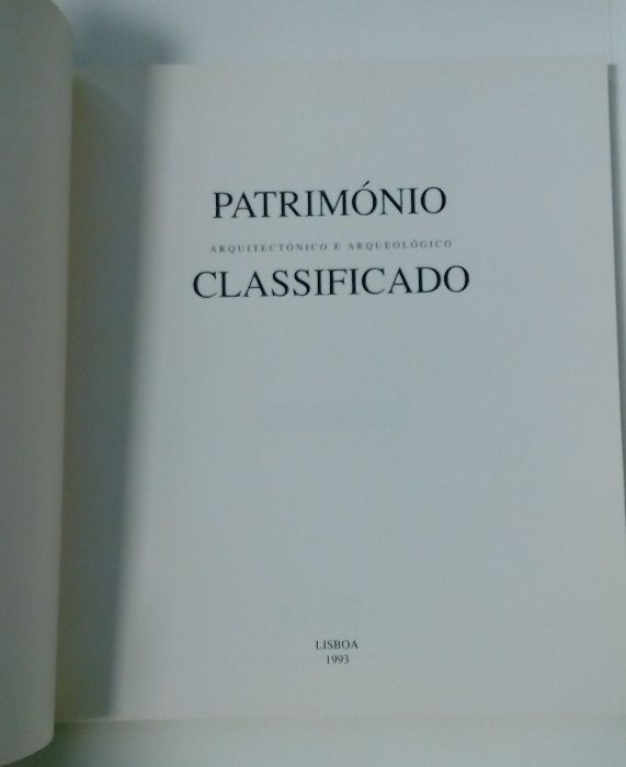 Património Arquitectónico e Arqueológico Classificado