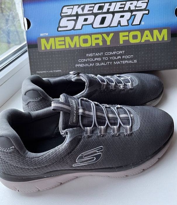 Кросівки Skechers чоловічі, 42 розмір (9),сірі