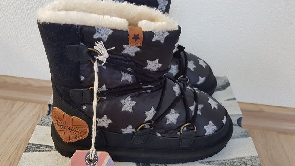Угги на девочку Pepe Jeans 33р,стелька 20,5см,оригинал.