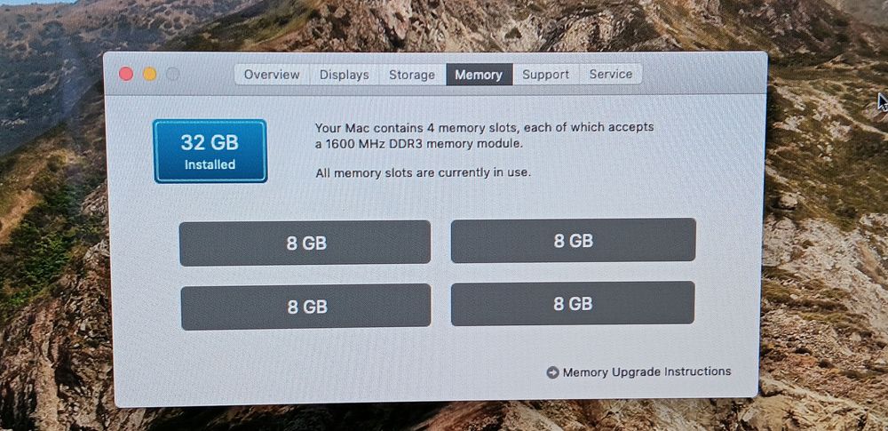 iMac 27'' i7 SSD 2TB, 32Gb Ram, Gráfica 4GB, teclado e rato apple