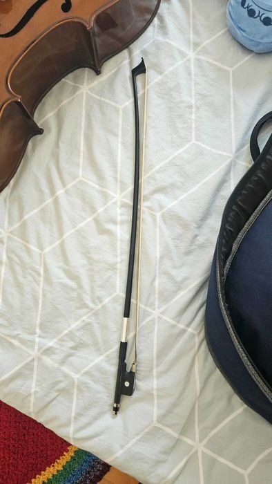 Violoncelo Stentor 1/2 (Revisão Luthier Jean-Yves Matter em 09/2026) + Arco + Mala