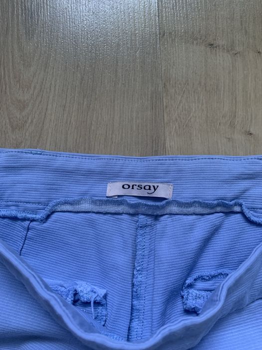 Błękitne eleganckie spodnie Orsay 40 M L