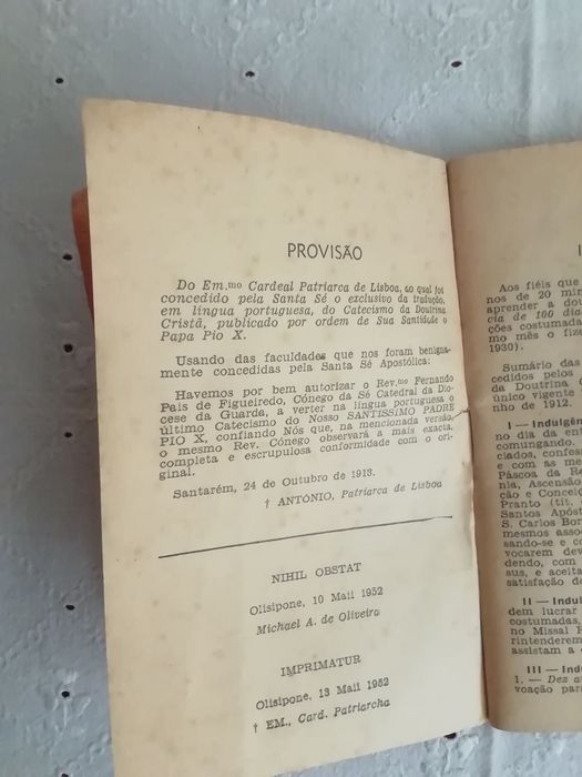 Primeiros elementos da Doutrina Cristã, antigo