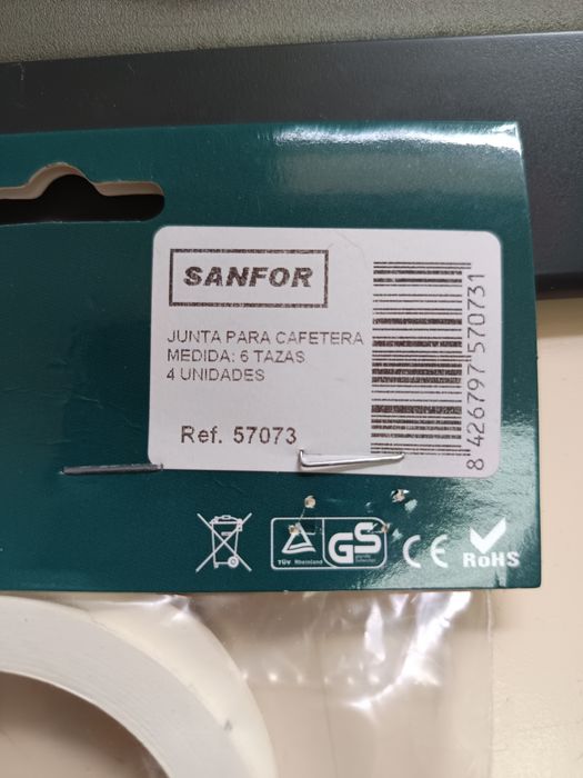 Vedante para cafeteira de 6 chávenas