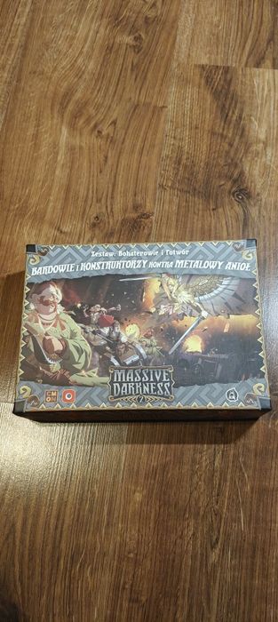 Massive Darkness 2 Hellscape + 4 dodatki + insert + koszulki premium