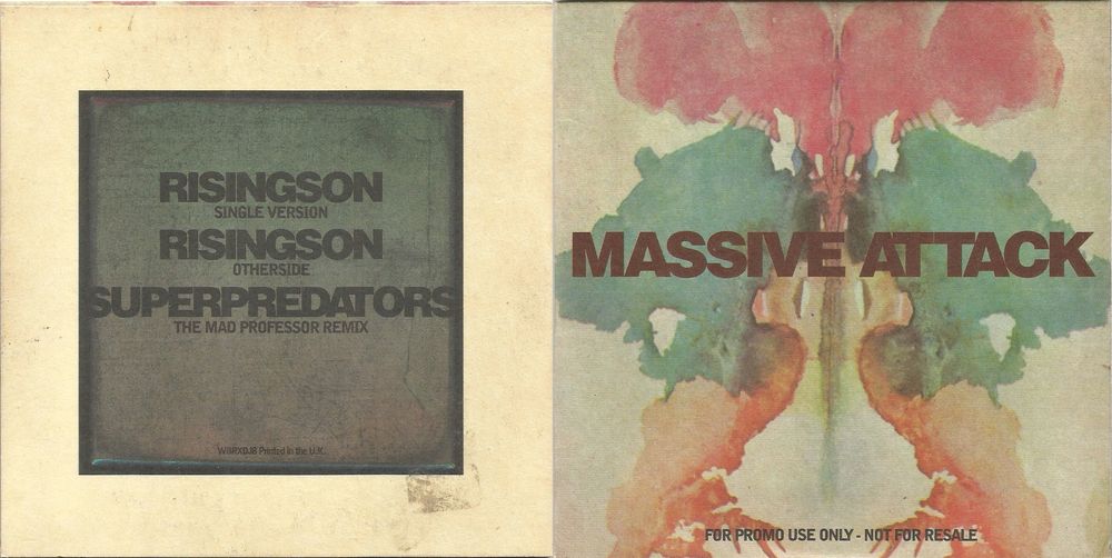 MASSIVE ATTACK - Risingson (Promo Cardboard) CD [UK]