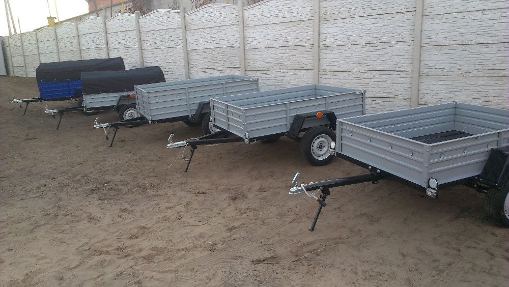 Прицеп легковой одноосный для авто Кремень + Корида Тех Усиленный.