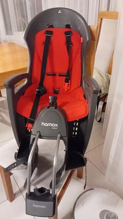 Fotelik rowerowy Hamax Smiley jak nowy