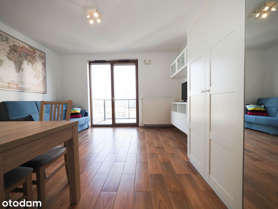 WyjWyjątkowe studio z widokiem na warszawskie City – Union Apartamenty