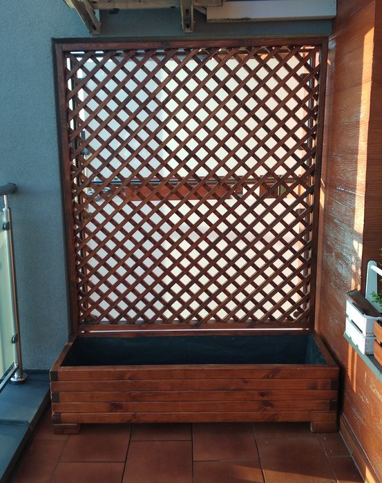 Donice drewniane doniczki pergole