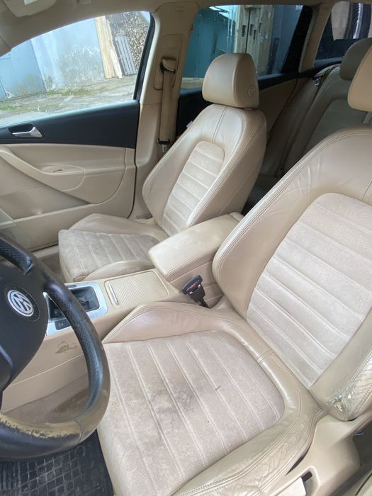 Fotele alcantara skora alkantara banan  passat b6 kombi
