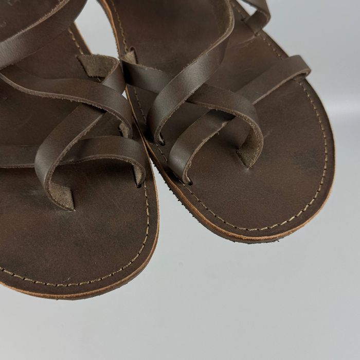 Ручна робота Socrates Sandals Greece босоножки сократ кожаные сандали сланцы вьетнамки черевики сандалії шкіряні тапки тапочки кожа для міста на пляж