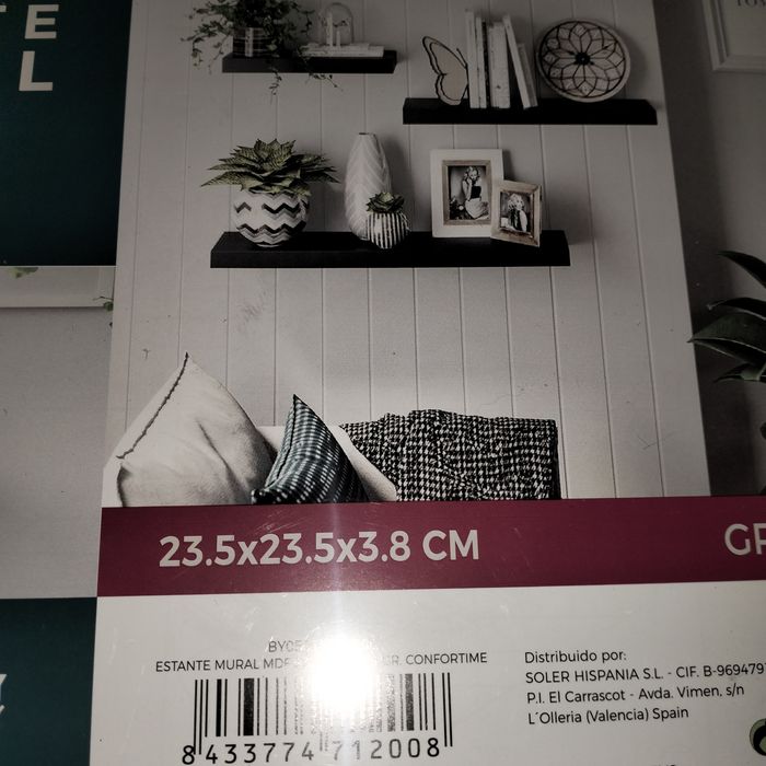 Prateleiras suspensas