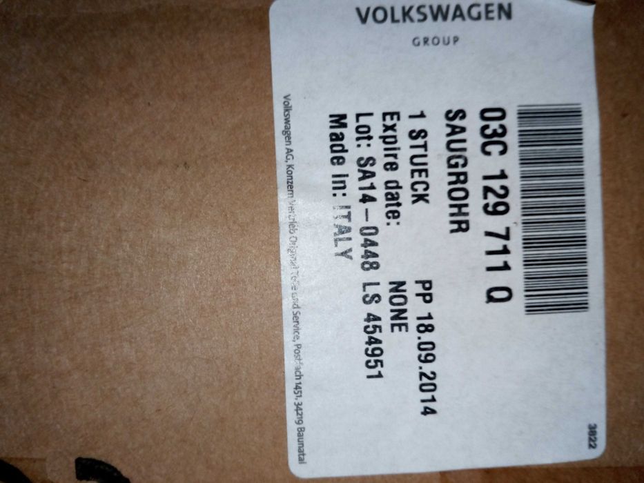 Colector admissao audi/sk/seat/vw Golf/Touran/Tiguan 1.4tsi 2006->2010