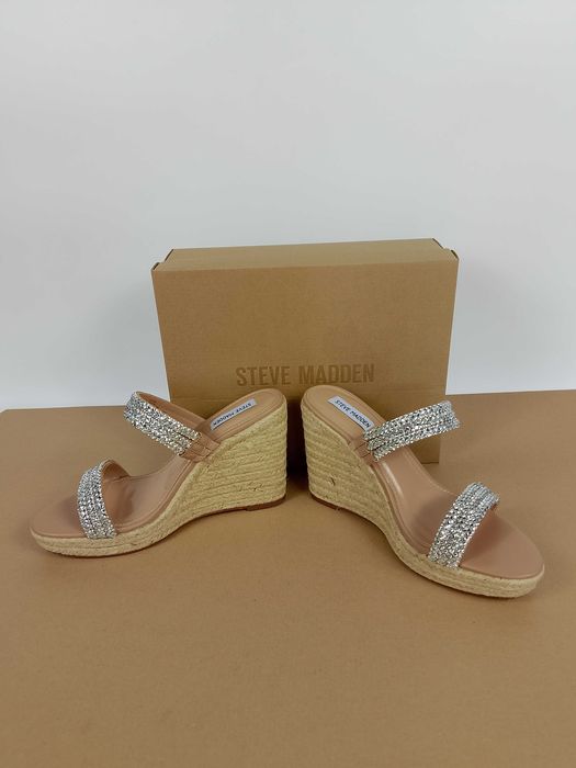 Steve Madden piękne klapki espadryle 41