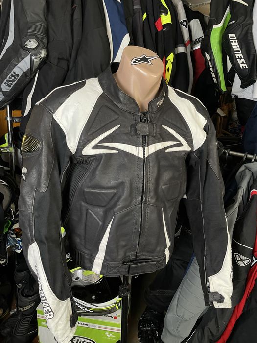 PROBIKER PRX-4. Топова шкіряна мотокуртка з карбоном! 52 розмір