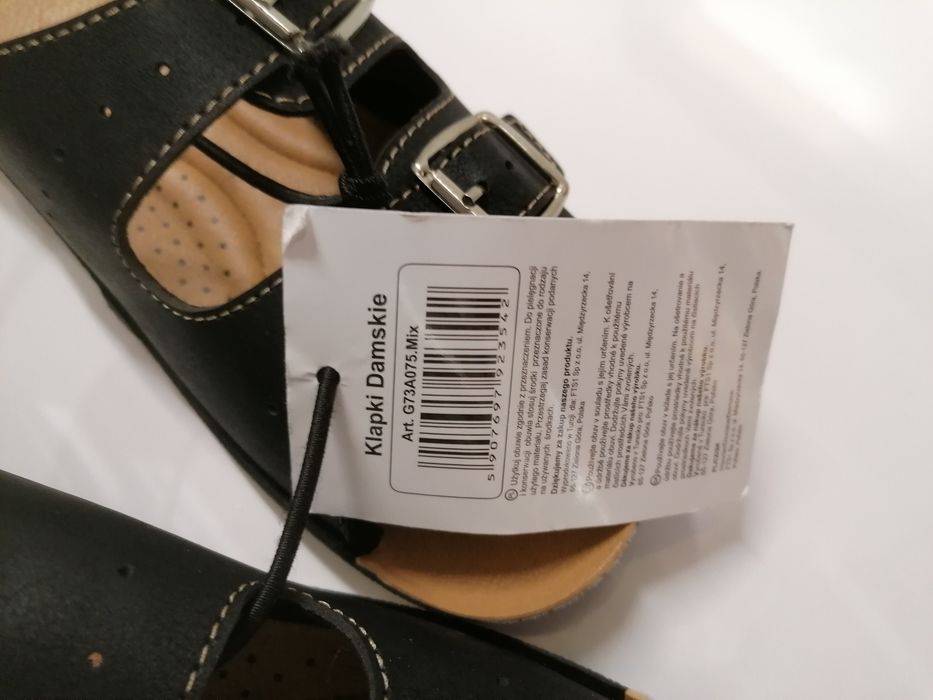 Klapki damskie, buty damskie Tepu