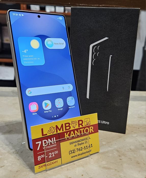 418/26 Samsung Galaxy S25 Ultra 12/256GB !! Okazja !!