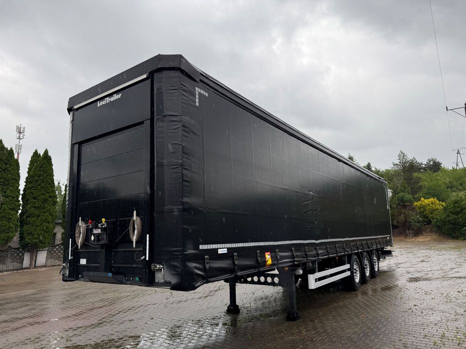 LeciTrailer Firanka* Regulowana Wysokosc* Mulitlock* Oś Podnoszona* Jak Nowa* Mocna Podłoga* Opony 80%* Z Francji  Firanka* Regulowana Wysokosc* Mulitlock* Oś Podnoszona* Jak Nowa* Mocn