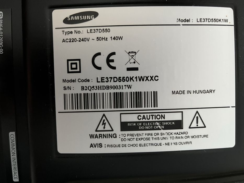 Tv LCd Sansung 37 Polegadas