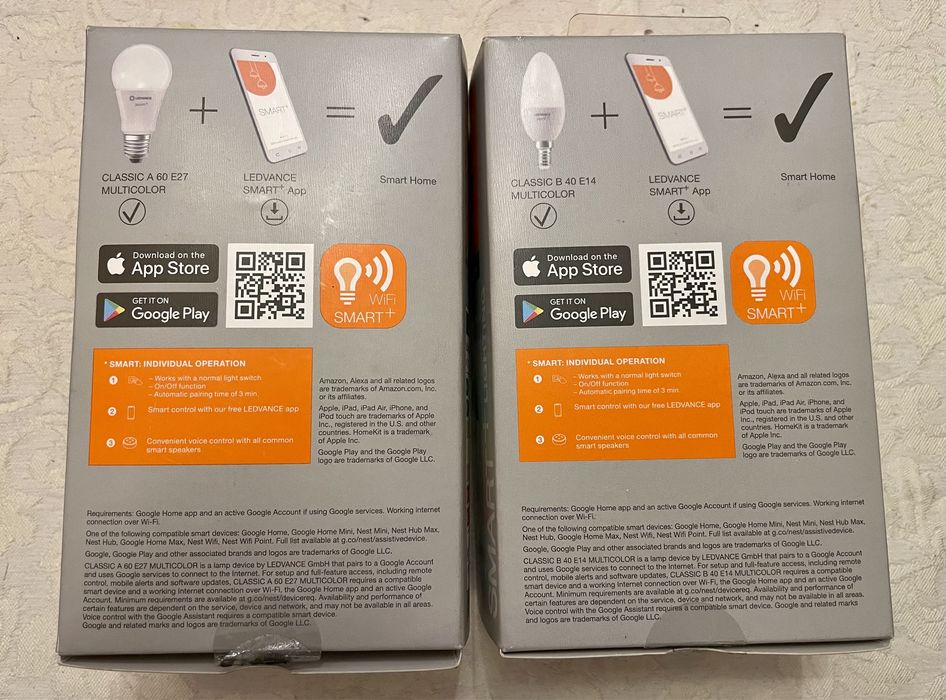 Ledvance Smart+ żarówki wifi e14 e27