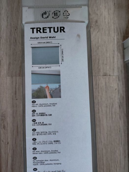 Rolety naścienne TRETUR