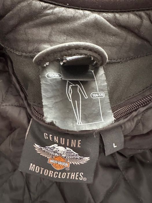 Skórzana kurtka damska HARLEY DAVIDSON MOTR CYCLES „Almena” L Genuine MOTORCLOTHES