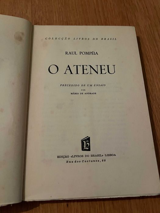 O ATENEU    Raul Pompéia