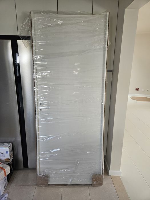 Bloco de porta branca Setúbal com 80x200
