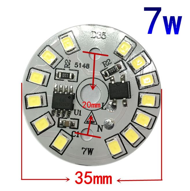 LED світлодіодний модуль плата 220v ремонт лампа 18w 12w 15w 7w 5w 9w