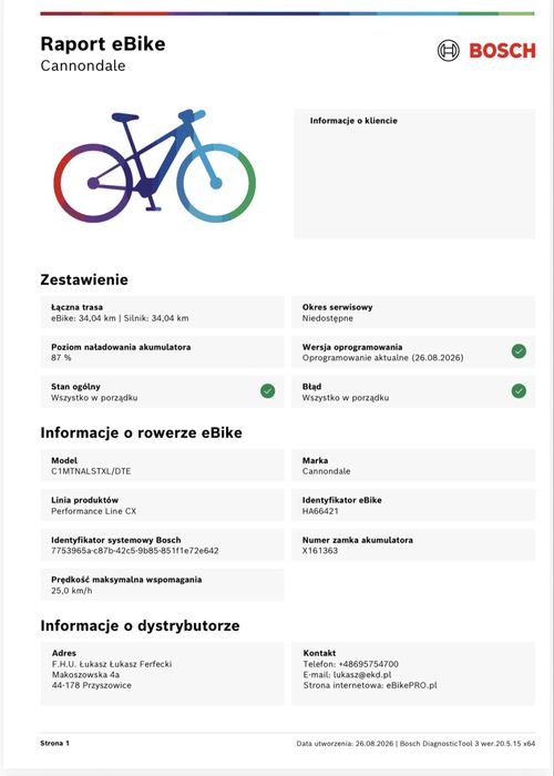 Raty 0%, 12m-cy gw. CANNONDALE [XL] MOTERRA NEO 3 750Wh, 30km, Mullet (223)