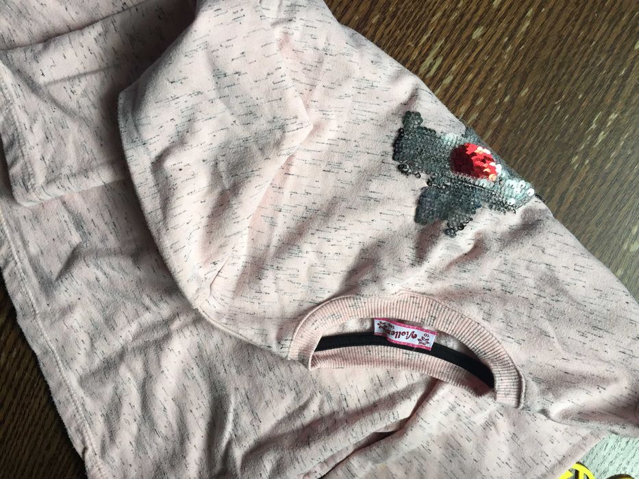 bluzka tunika  r. 140 na 10 lat dziewczynka cekiny