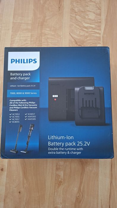 Akumulator, bateria + ładowarka do odkurzacza Philips