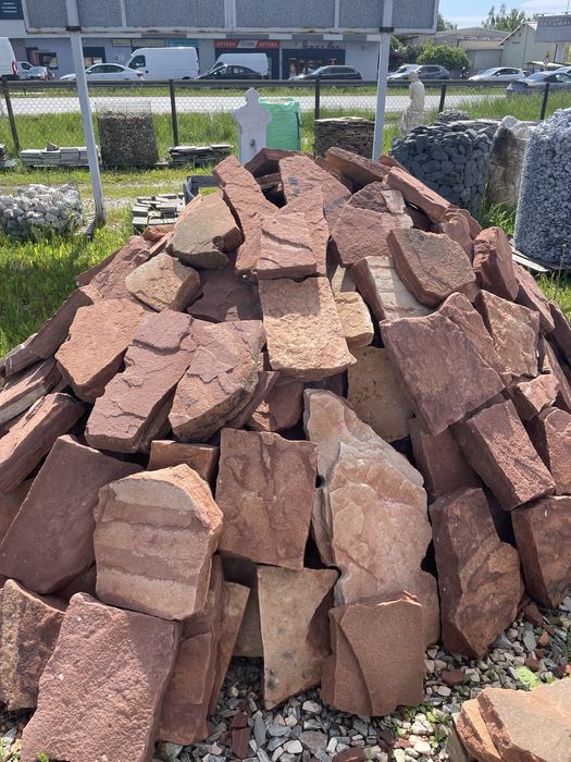 CZERWONY PIASKOWIEC - Płyta Ogrodowa Kamień Ścieżkowy, Kamień na Taras