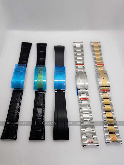 Браслеты и ремешки для часов Rolex / кожаные ремешки Ролекс